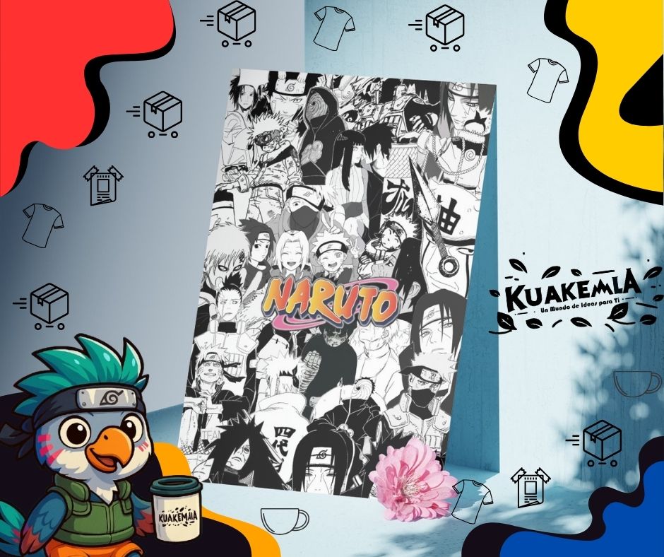 Combo de Posters Metalicos Naruto