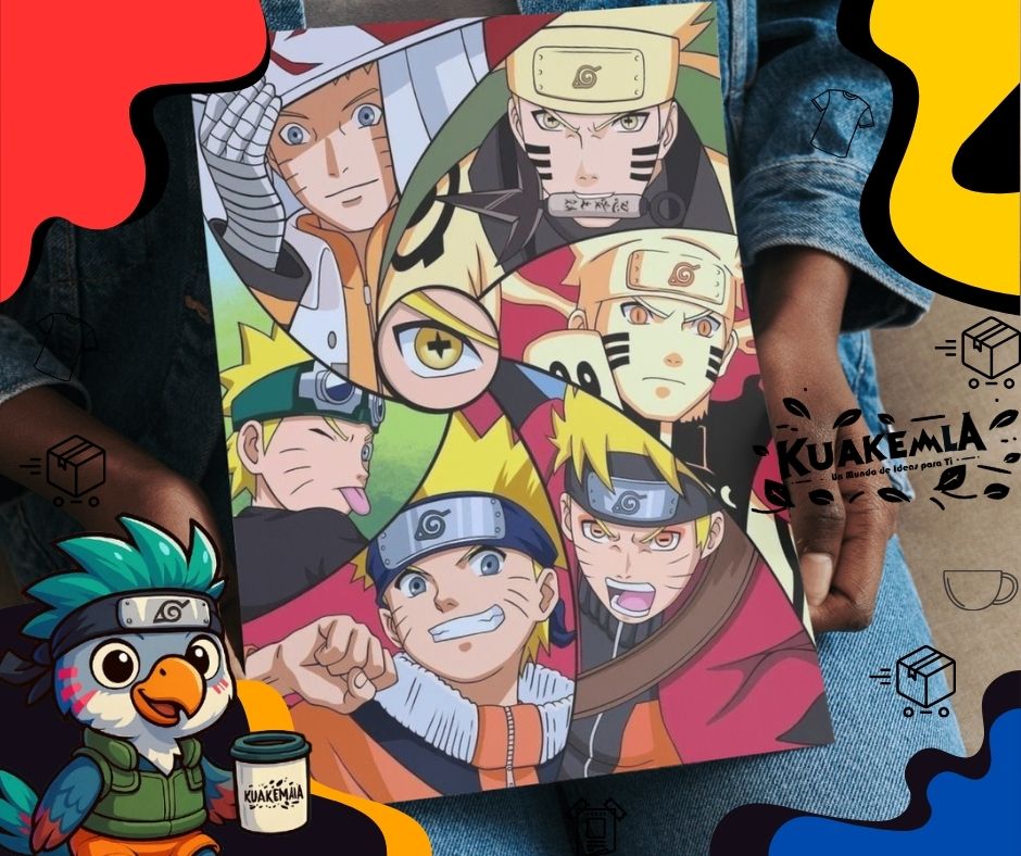 Combo de Posters Metalicos Naruto
