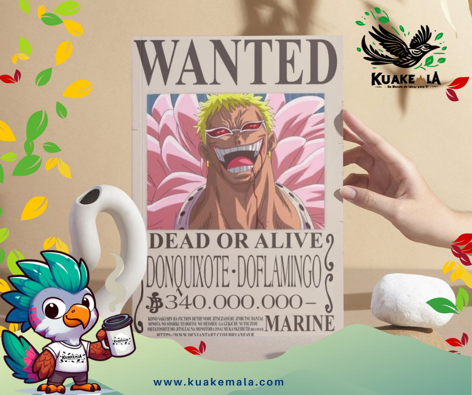 Combo  Posters Metalicos One Peace