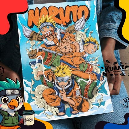 Combo de Posters Metalicos Naruto