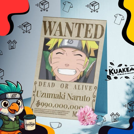 Combo de Posters Metalicos Naruto