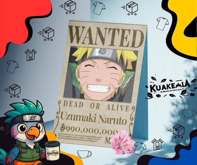 Combo de Posters Metalicos Naruto