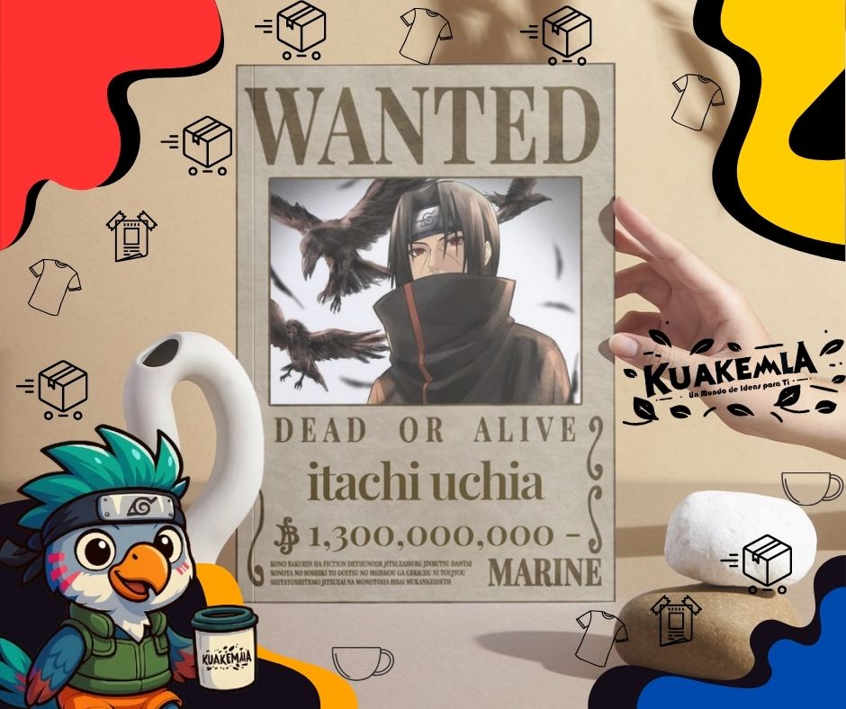 Combo de Posters Metalicos Naruto