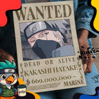 Poster Metalico Naruto / Kakashi