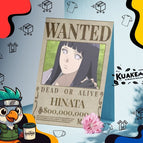 Poster Metalico Naruto / Hinata