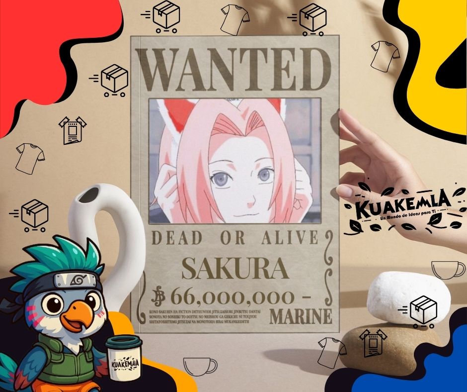 Combo de Posters Metalicos Naruto