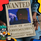 Poster Metalico Naruto / Obito