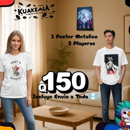 Combo Playeras Strange Things