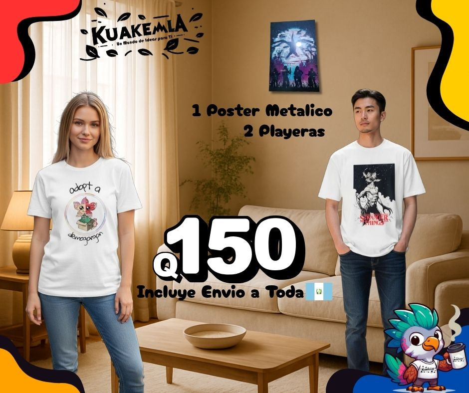 Combo Playeras Strange Things
